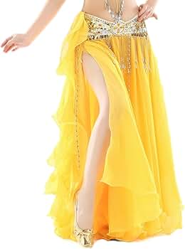 Amazon.co.jp: [満天屋] ベリーダンス スカート シフォン